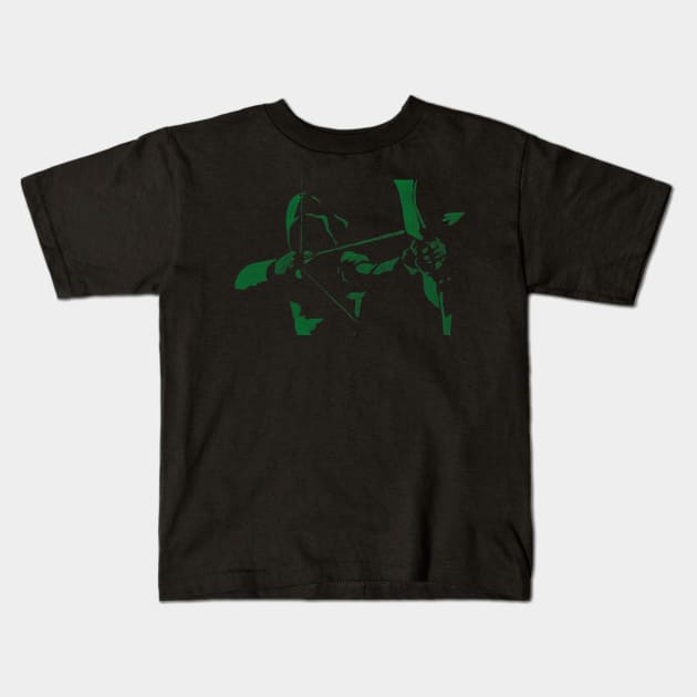 Green Arrow Kids T-Shirt by Project: Saviour